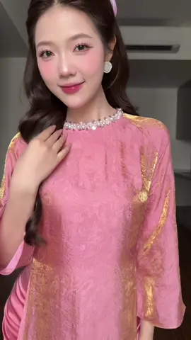 Trả lời @huyền kim có 5 màu trong giỏ hàng luôn ạ #aodaitet2026 #aodaicachtan #aodaitet #xuhuong #tet2026 