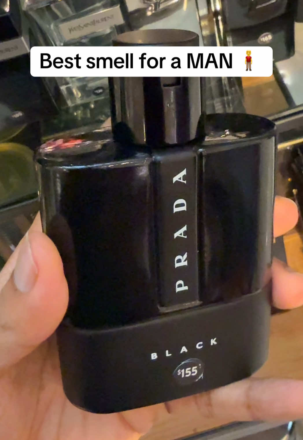 This is the best smelling fragrance for a man that gets a lot of compliments #pradafragrances #menscologne #smellgood #deals #pradablack 