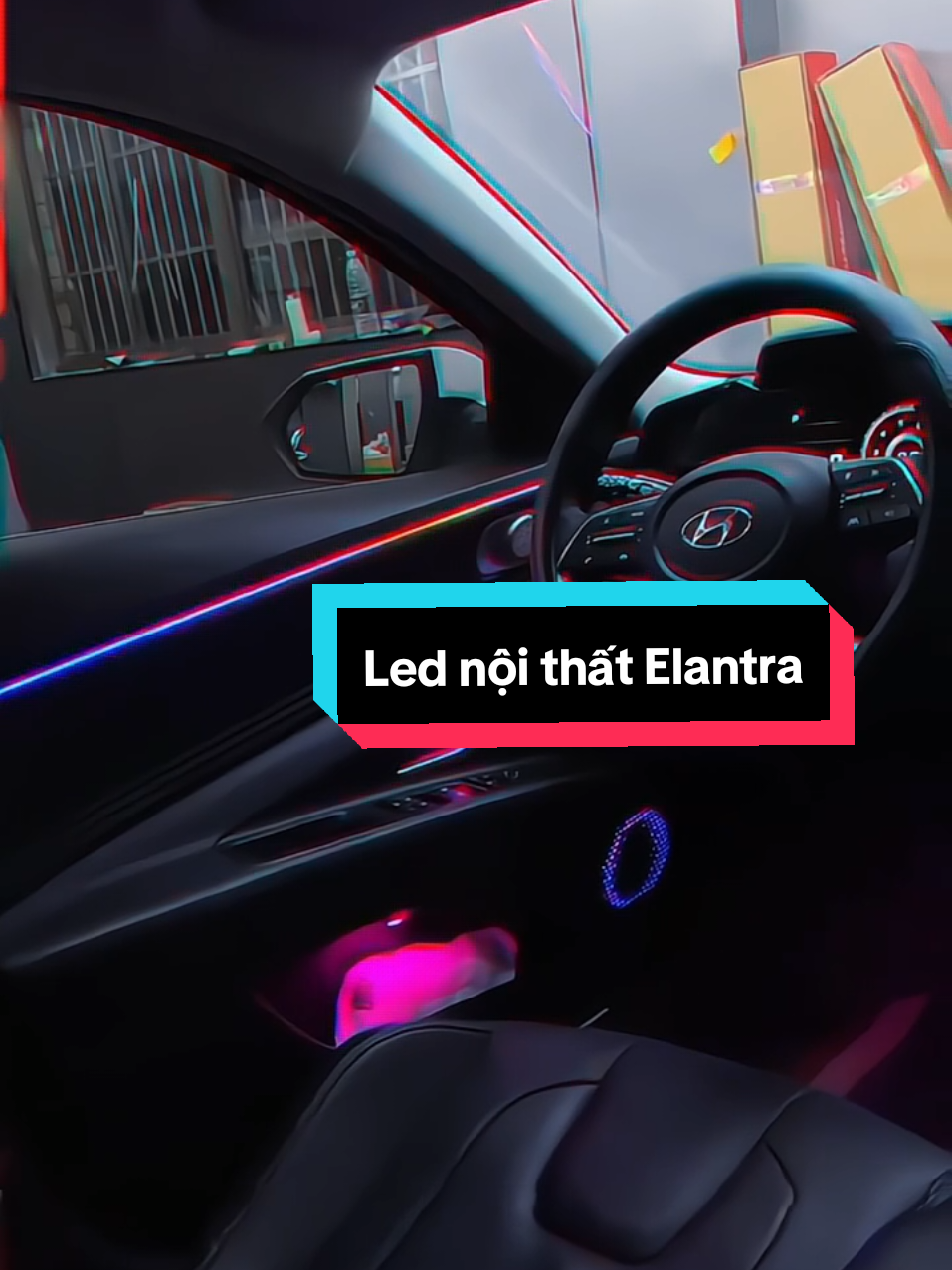 Led nội thất Elantra #supercarcare #sk_ambientlight #ledviennoithats2pro #ledviennoithats3pro #elantra 