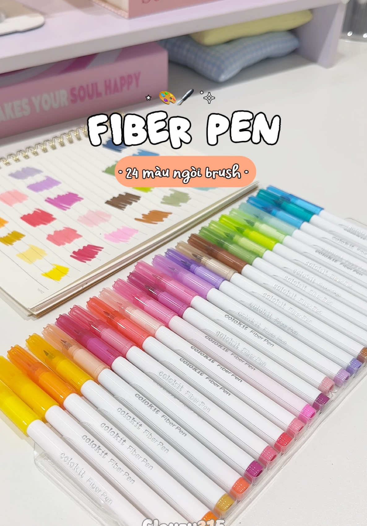 Vì màu đẹp quá nên bị fomo 🎨🖌️ #butmau #thienlong #clouzy315 #fiberpen #colokitbythienlong 