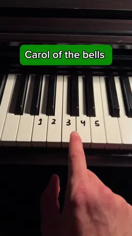 Carol do the bells 🎄 #christmas #christmastiktok #piano #pianotutorial 