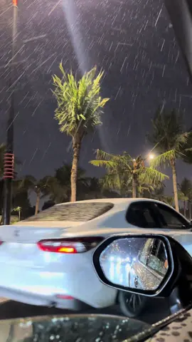 #جدة #مطر #شتويه🎻🖤 