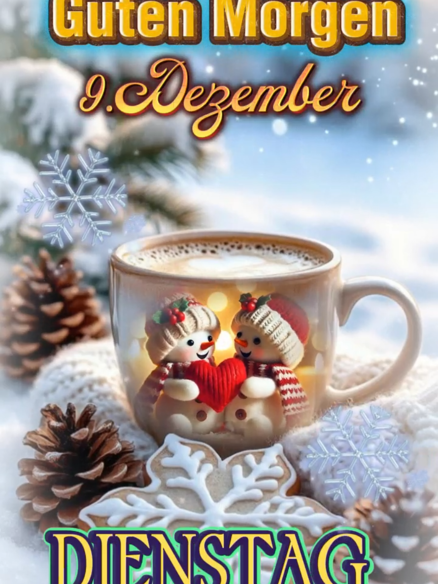 #CapCut #gutenmorgen #dienstag #kaffee #schneemann 