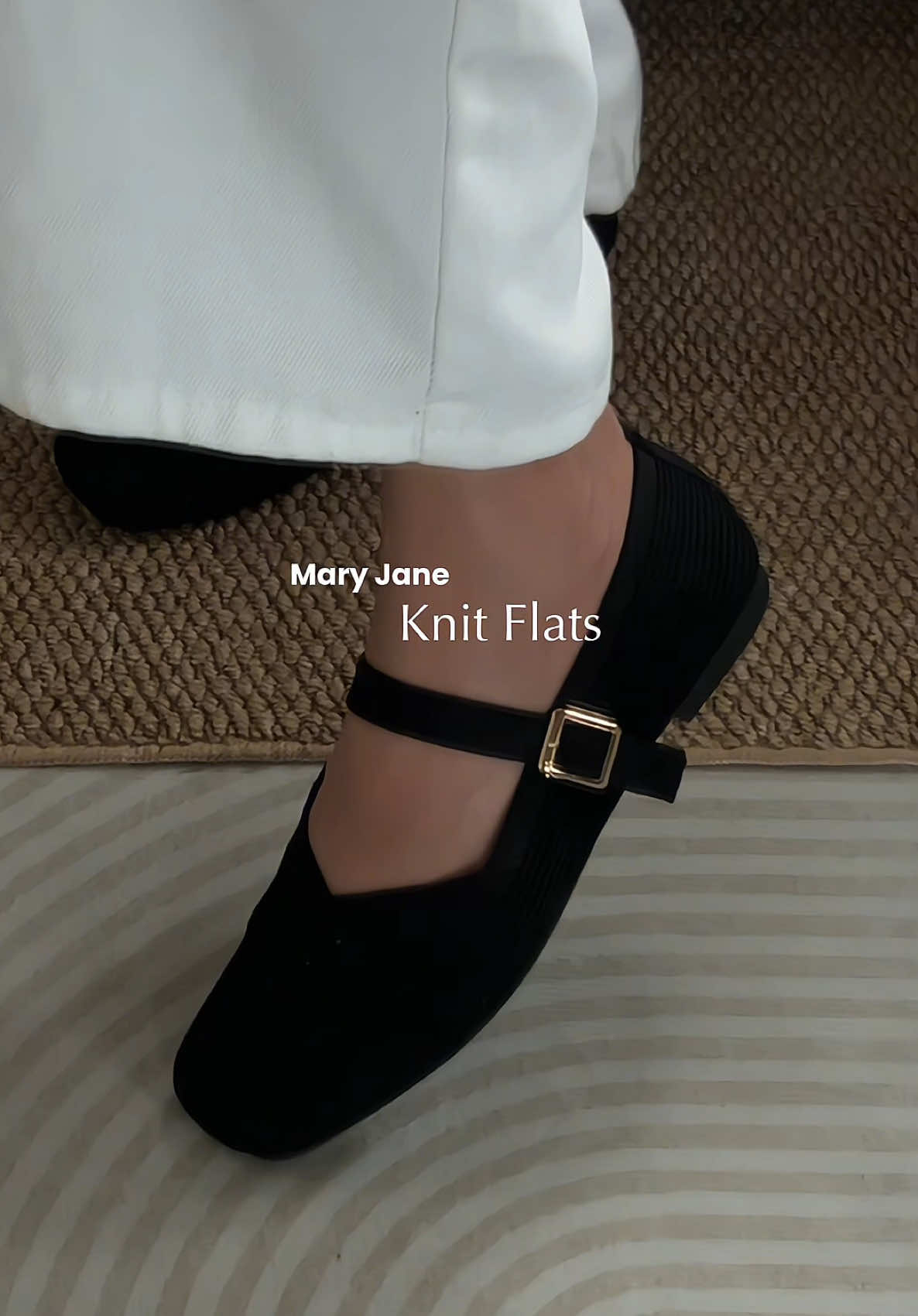 vv comfy knit flats <3 #knitflatshoes #maryjaneshoes #dollshoes #flatshoes 