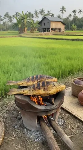 Bakar ikan yuuu #pesonadesa  #relaxingvibes  #creatorsearchinsights  #fyppppppppppppppppppppp 