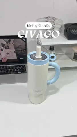 thêm một em bình giữ nhiệt xinh iu nhà Civago#binhgiunhiet #civago #binhgiunhietcute #unboxing #fyp 