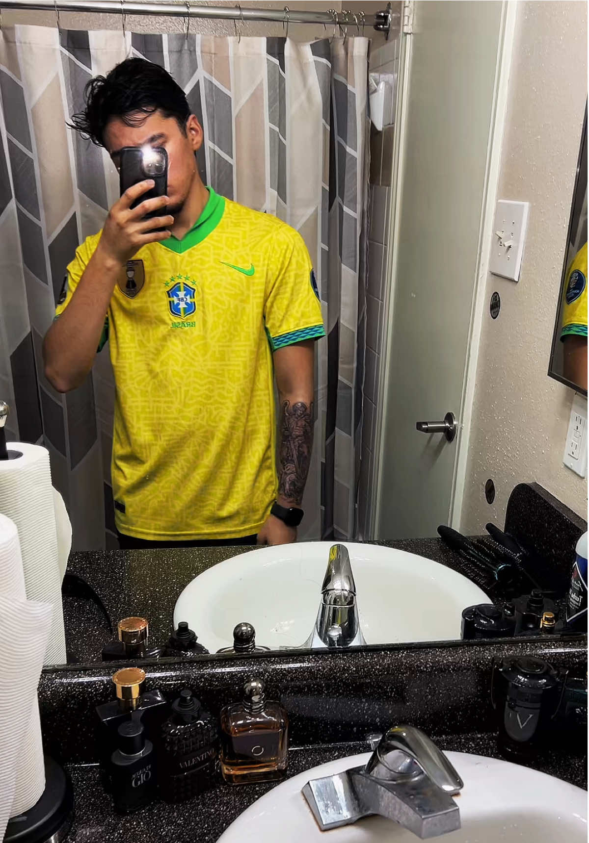 Aún estaba hinchado.    #tattoo #angel #arcangelmiguel #brasil #dallas 