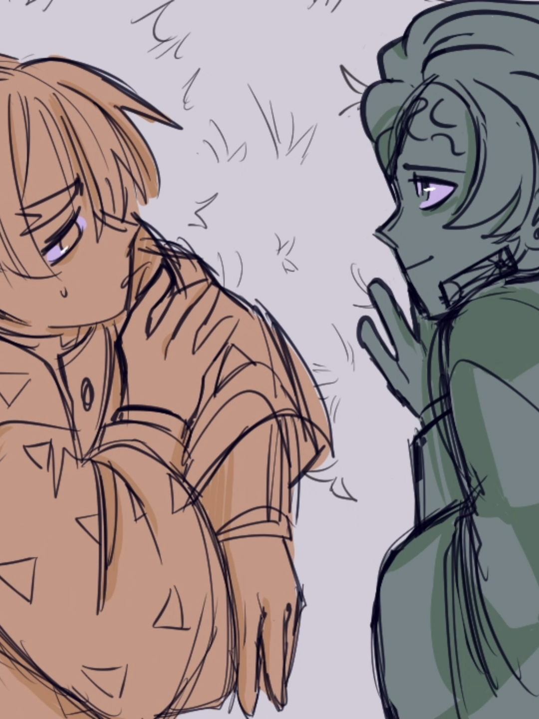 I almost had issues saving this and I freaked out. Turns out i just have a fat storage. You know I had to pull up with steven universe again for tanzen, imo if they were garnet, Tanjiro always gave me sapphire vibes, and Zenitsu ruby because aren't they both emotional? LMAO god im supposed to be finishing an essay rn this is probably the most I've locked in on for animation practice again #kimetsunoyaiba #tanzen #zentan #kny #demonslayer