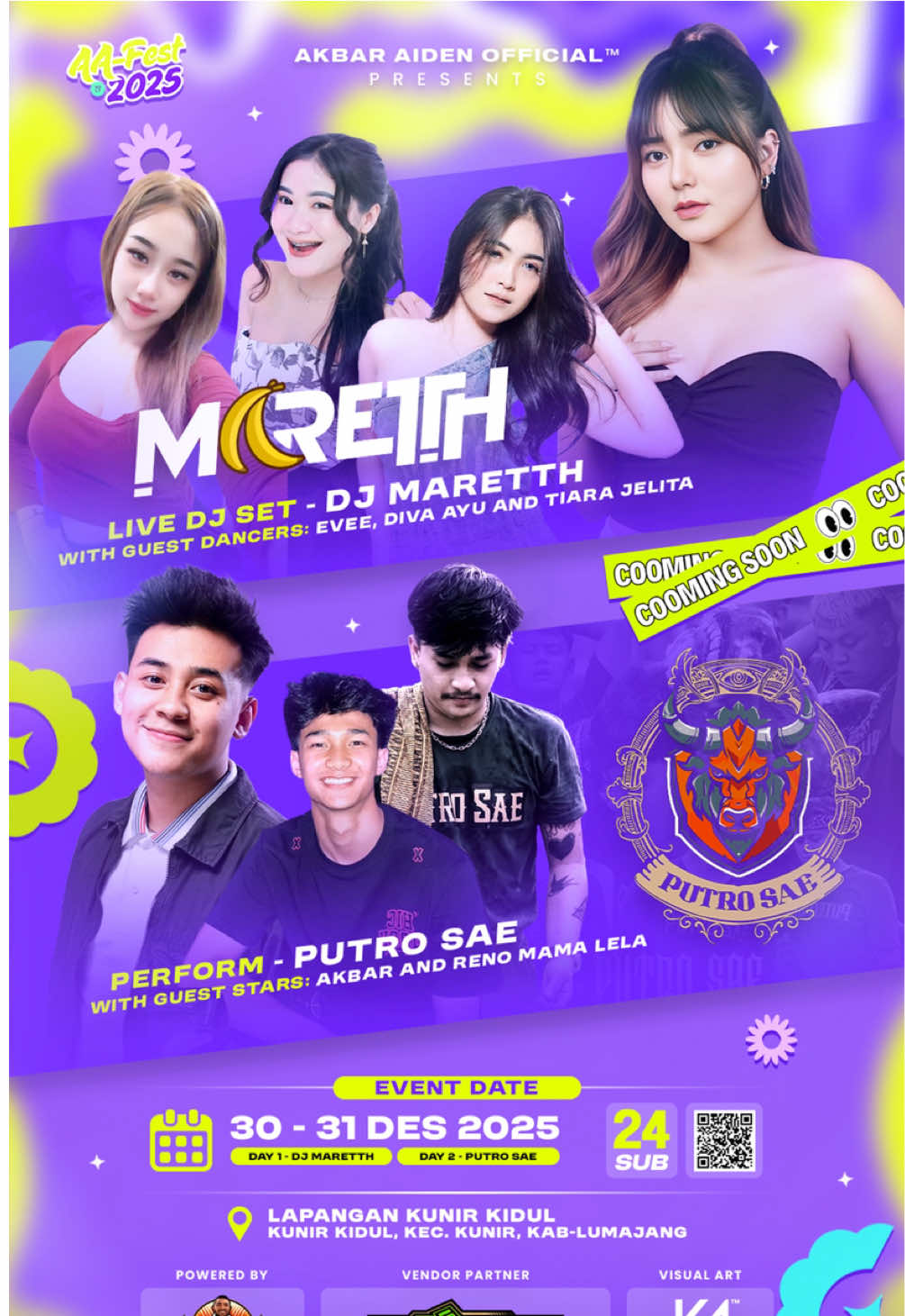 Night party with @DJ MARETTH thanks foe all @QIMAXXX Videotron Balap @AKBAR AIDEN @lailariya @enggarproduction @Tanirepublik22 