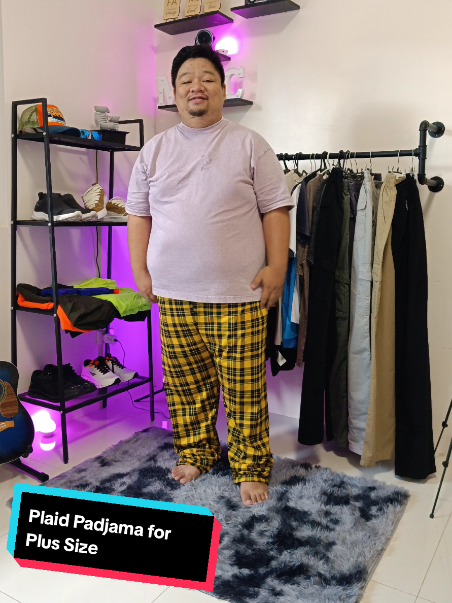 Replying to @loraine_dawan12Plaid Padjama for Plus Size  #fashiontips #menswear #streetwear #casualstyle #styleinspo 