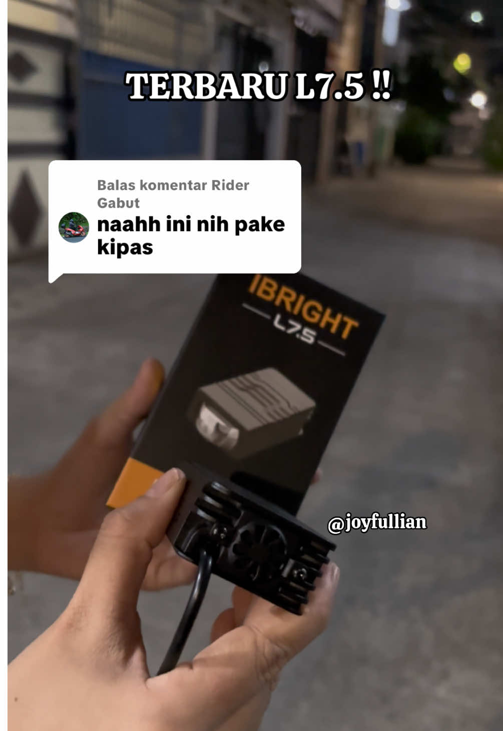 Membalas @Rider Gabut IBRIGHT L7.5 #lamputembak #ibright #l7 