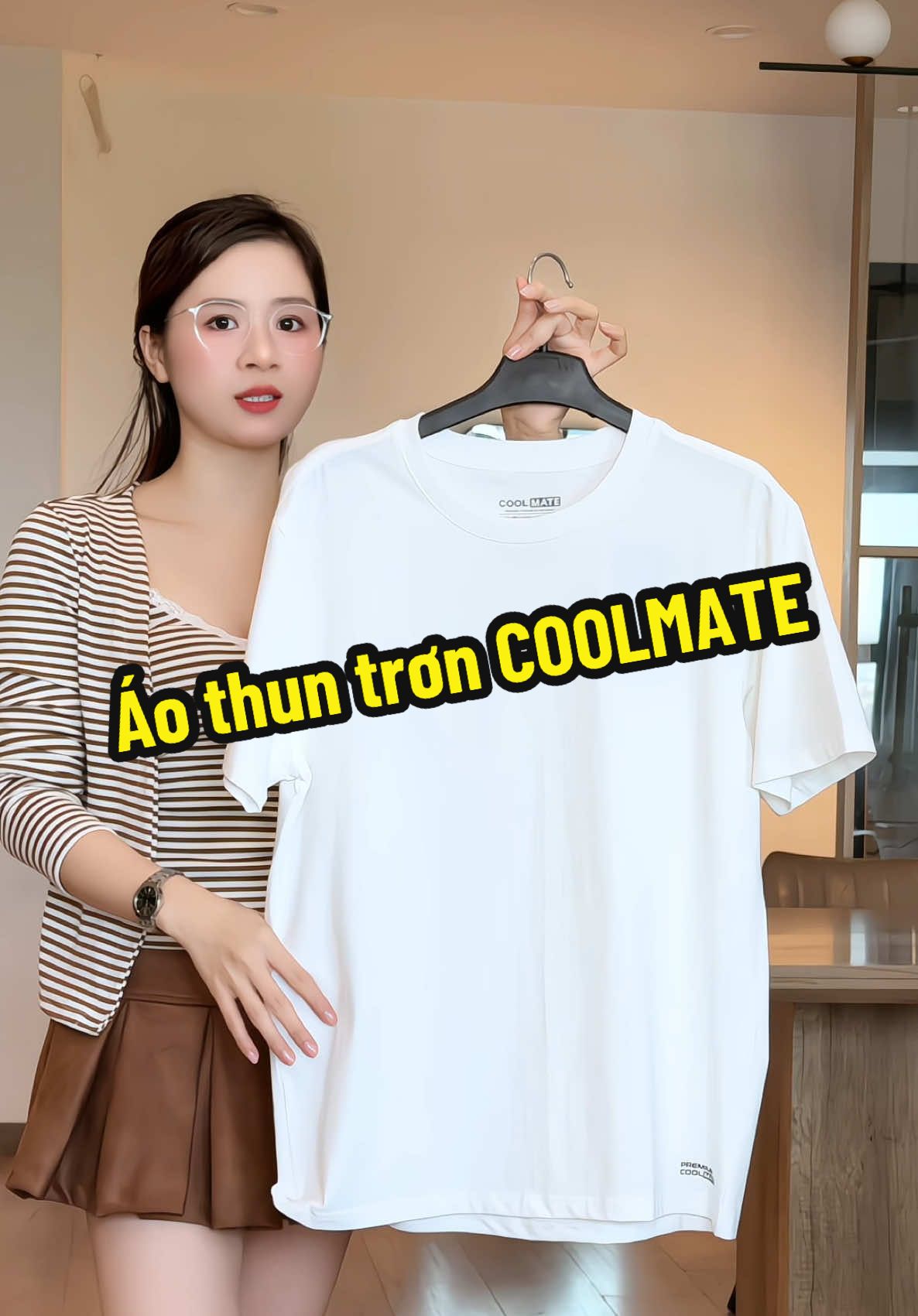Vải xịn mặc mát lắm ạ #COOLMATE #phuongsongsinh #phuongvinguyen #aothun #aocotton 