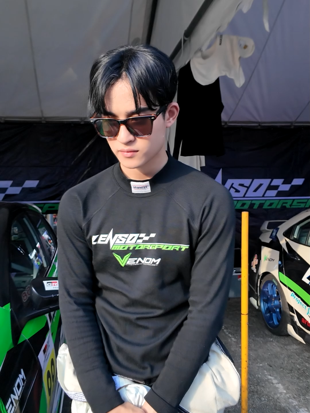 ขอพื้นที่ให้บาร์โค้ด ได้โชว์สเต็ปบ้าง 🏎️🕺 #LensoMotorsport #ToyotaGazooRacing #VENOMV1N #barcodetin