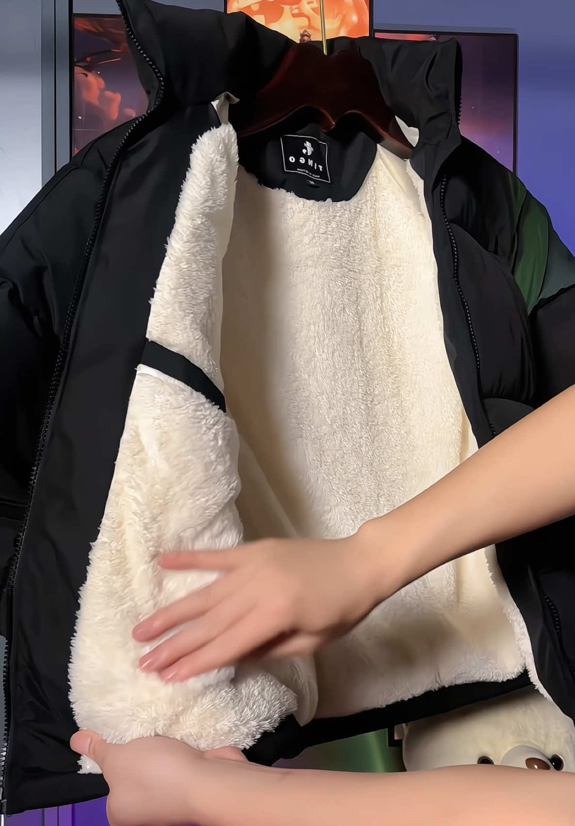 Áo khoác phao nam nữ lót lông cừu 3 lớp dầy dặn #aokhoac #aophao #aokhoacphao #thoitrangnam #xuhuong 