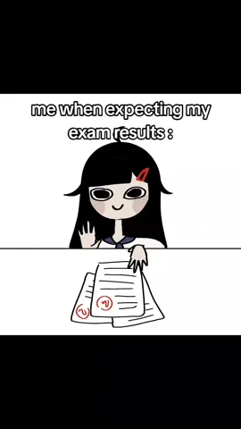 me when expecting my exam results (my daily exam was very bad) #artist #exam #art #shitpost #animation 
