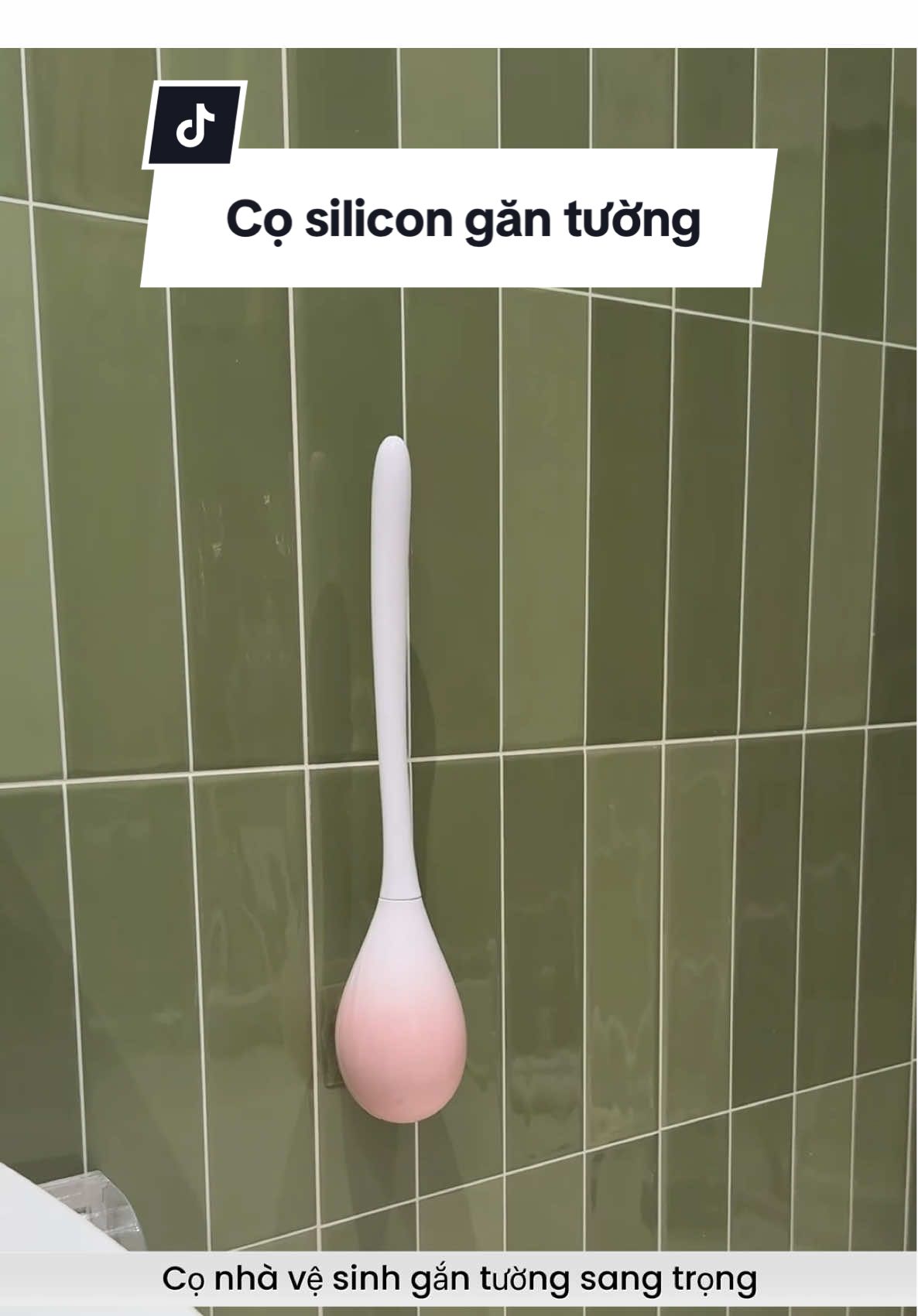 Cọ nhà vệ sinh silicon gắn tường  #conhavesinh #cosilicon #decorsiuxinh #giadungtienich 