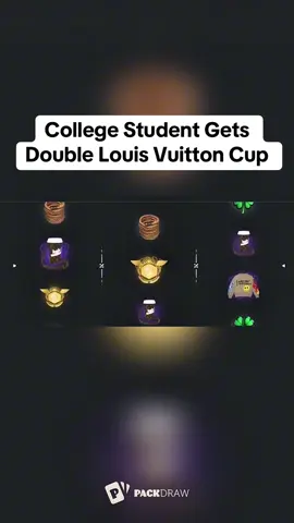 College Student gets Double louis Vuitton Cup #kickstreaming 