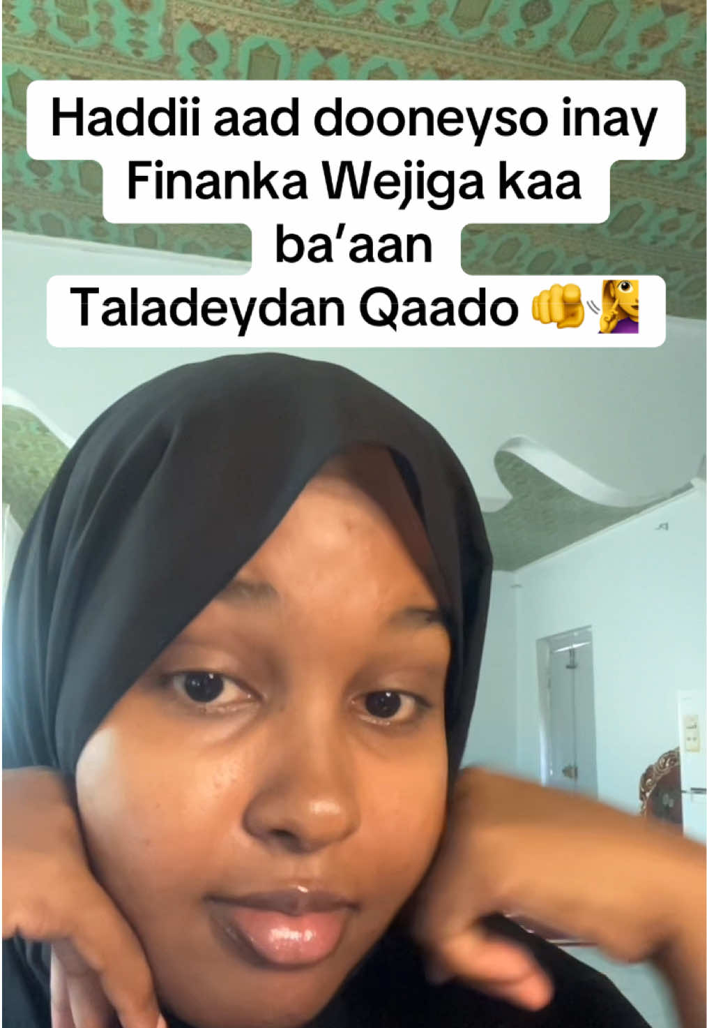 Taladii kuugu danbeysey ee aad finanka ku daryeeli laheyd tan ha noqoto ☺️🧏‍♀️#fyp #foryoupage #somalitiktok #somalilandtiktok💚🤍❤ #hudhudka 