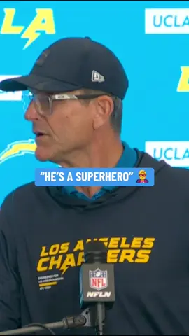 coach with high praise for #justinherbert 👏 #nfl #losangeleschargers #jimharbaugh @los angeles chargers 
