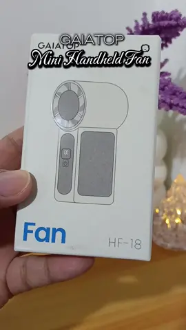 GAIATOP Mini Handheld Fan  maliit pero malakas. Rechargeable at perfect pang-travel! #GAIATOP #MiniFan #PortableFan #HandheldFan #MiniTurbleCoolingFan 