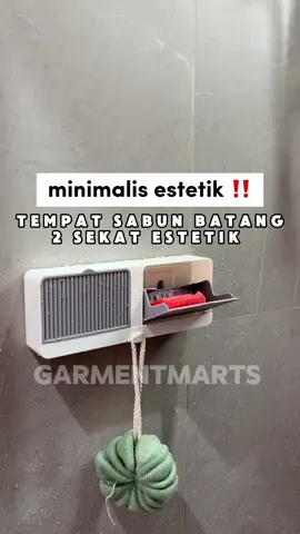 tempat sabun batang esetetik😗✨ #tempatsabun #tempatsabunbatang #raksabuntempel #rakkamarmanditempel 