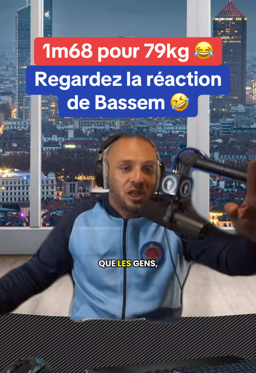 1m68 pour 79kg 😂 #bassem #drole #radiohlib #bassembraiki 