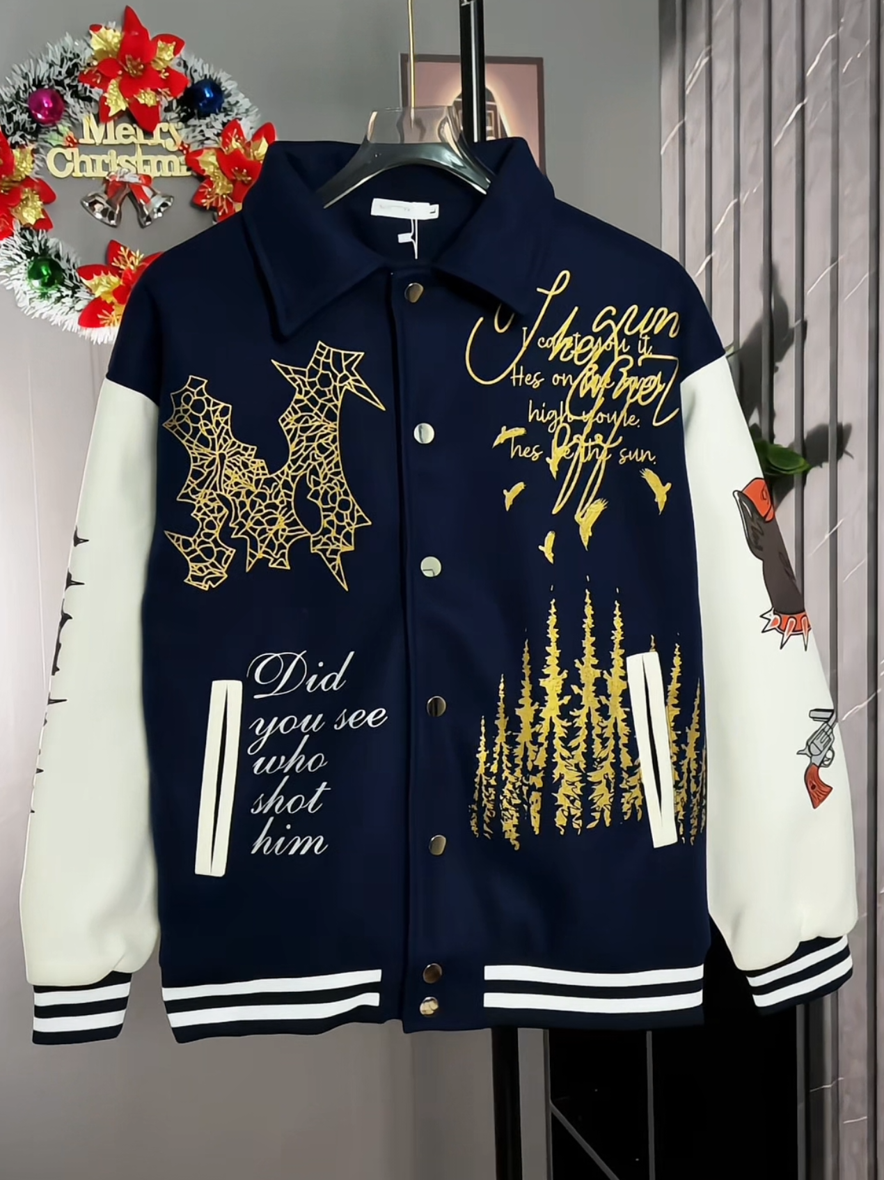 Áo khoác dạ bomber 