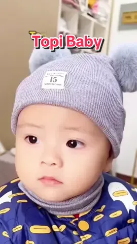 Baby knitted wool hat,warm and cute! #topibudak #snowcap #beanie #hat #topibaby 