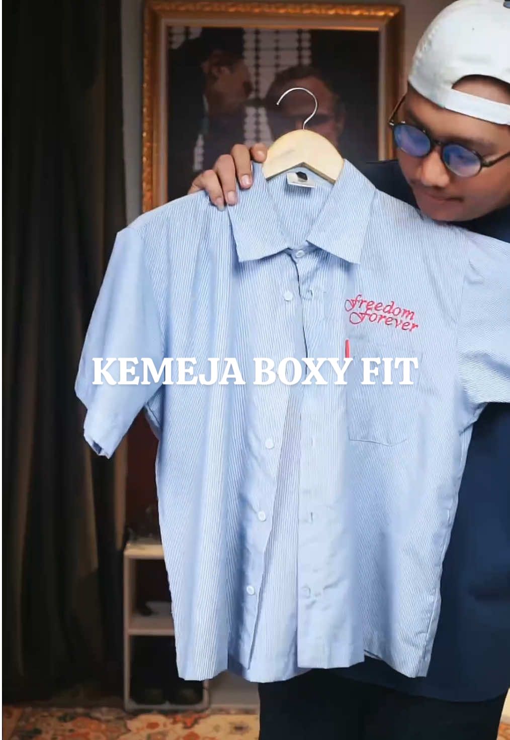 Kemeja boxy fit kalcer kemeja kerja #kemejaboxy #kemejakerja 