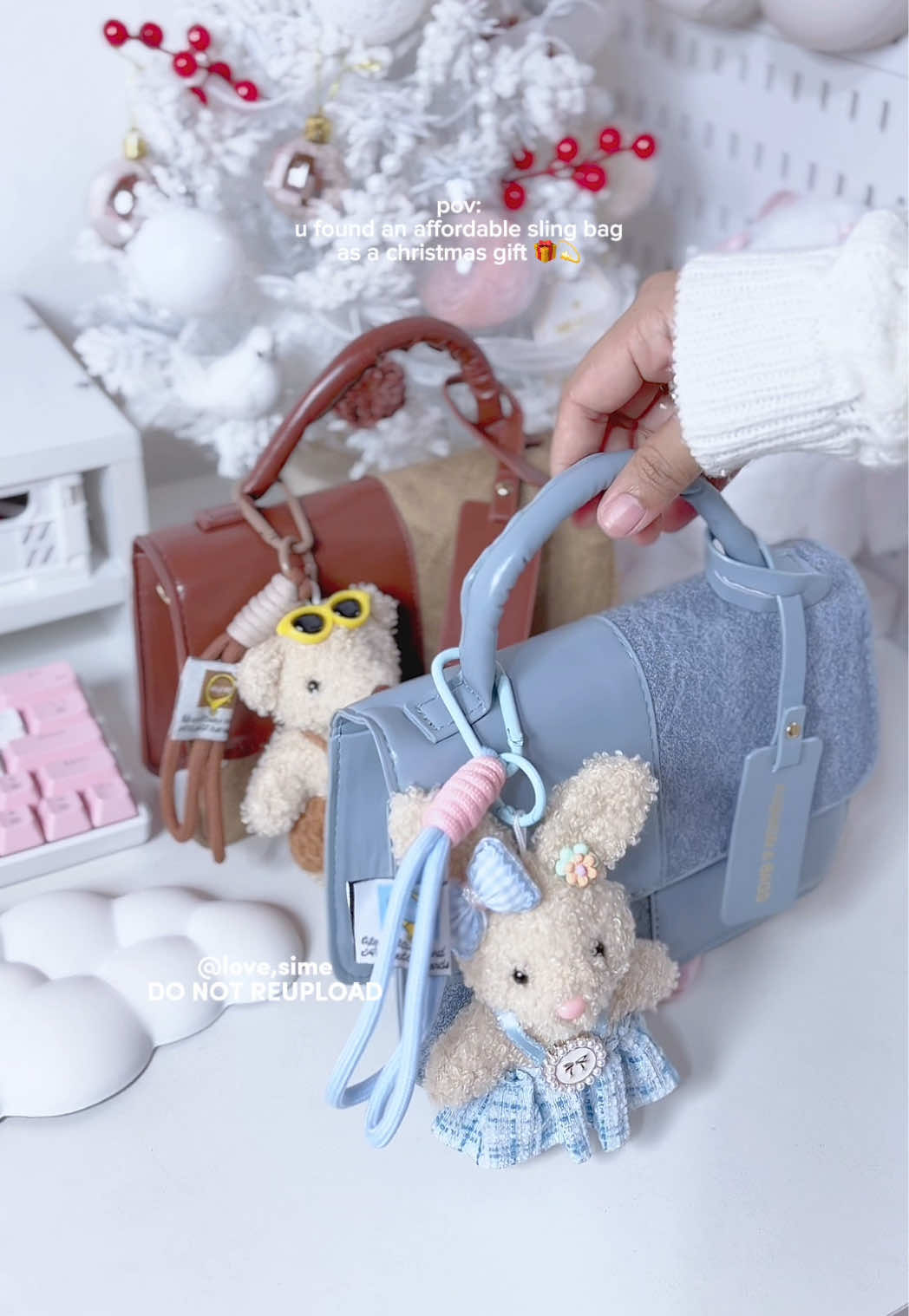 affordable sling bag reco 👛🧸 #giftideas #christmasgiftidea #slingbag #bagforwomen #womensbag 