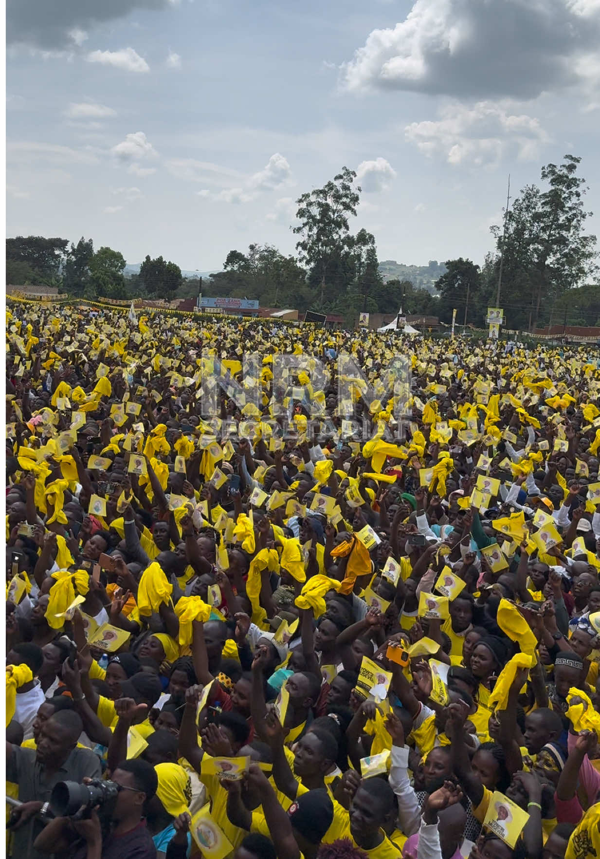 Happening Now In Kyenjojo District On NRM Rally Of H.E Yoweri Kaguta Museveni  #protectingthegains #wabombacolline #politics #foryou #fyp 