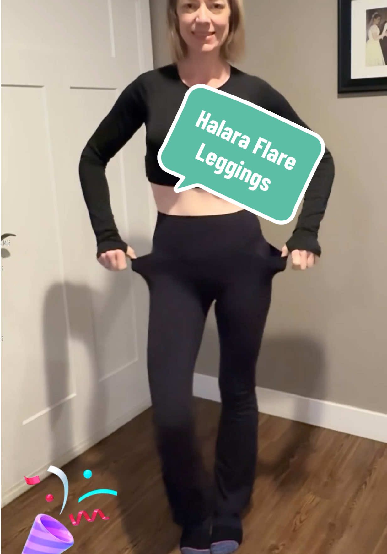 These @Halara_official leggings said snatched but make it comfy. 💁‍♀️✨ The SoCinched flare is smoothing, sculpting, and somehow still feels like butter. I’m officially obsessed. #tiktokshopholidayhual  #tiktokshopcreatorpicks  #leggings #viraltiktok #halara  