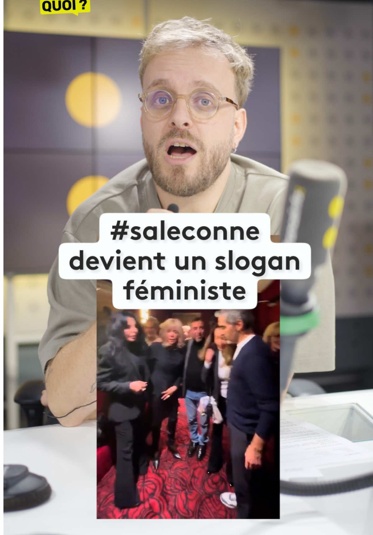 Réponse à @Guilia Tofana  Salut c'est Léo ! #Saleconne devient un slogan féministe alors que NousToutes rappelle que les violences faites aux femmes etaient déclarées grande cause nationale par Emmanuel Macron durant ses deux quinquennats. #sinformetsurtiktok 