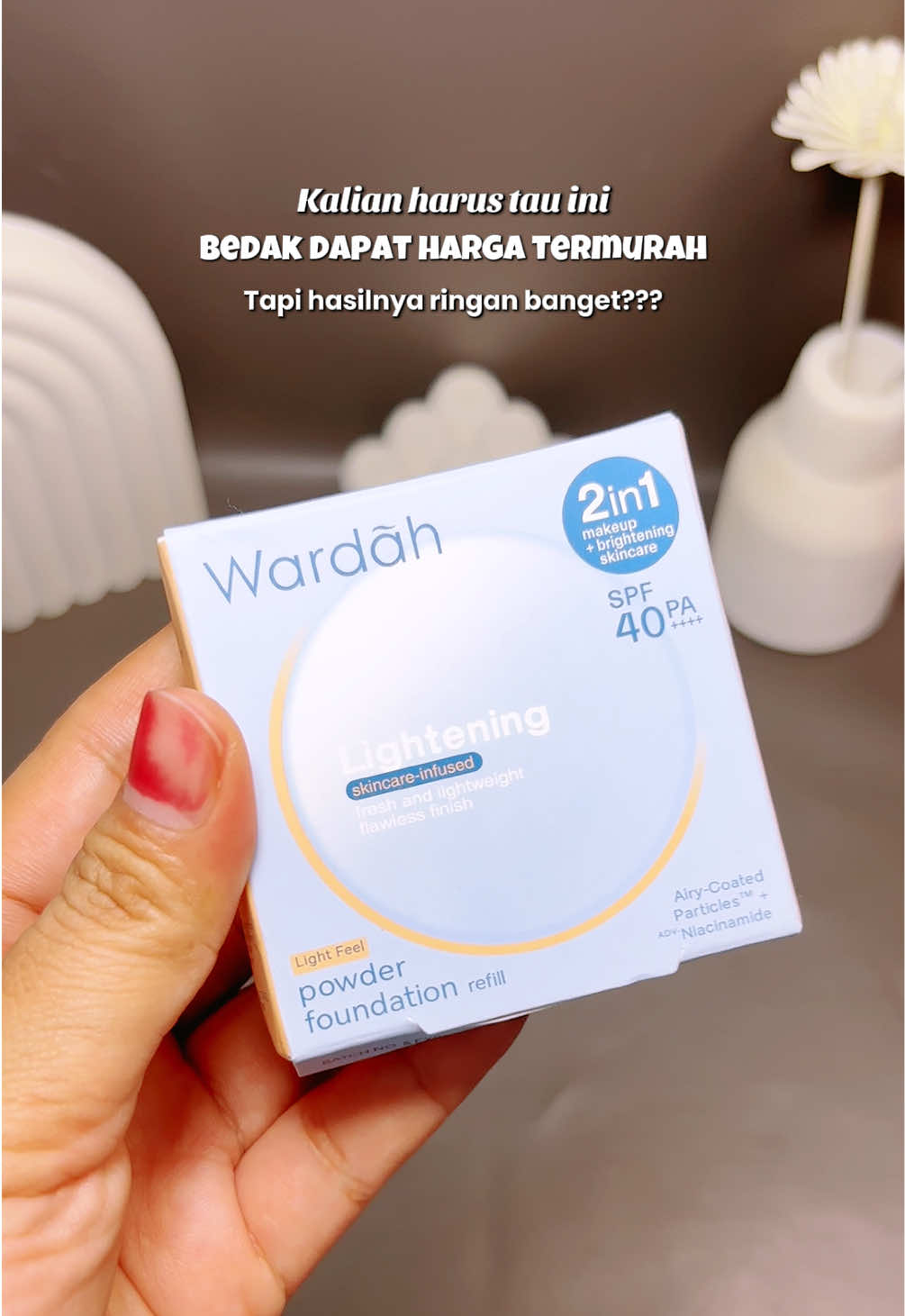 Harga ramah, hasil mewah. Cek linknya sebelum kehabisan 💙✨ #makeupnatural #makeupremaja #bedakwardah #wardahlightfeel #tiktokaffiliate