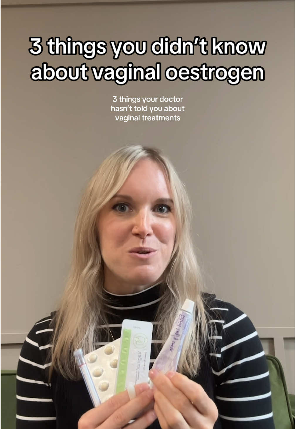 Vaginal oestrogen or progesterone can feel confusing… Dr Sally shares some tips you may not have known about:  ✔️ Put it in last thing at night ✔️ Have a wee first ✔️ Pop it deep in the vagina ✔️ Big knickers on (there may be residue) And yes, you can still have s*x, just not straight after inserting it. This keeps the hormones where they’re meant to be and avoids transferring any to your partner. #perimenopause #menopause #HRT 