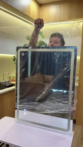 Gương đèn led sấy khô treo tường tráng bạc 8 lớp siêi trong bền #guong #guongdenled #guongdenledcamung #nhanuytin88 