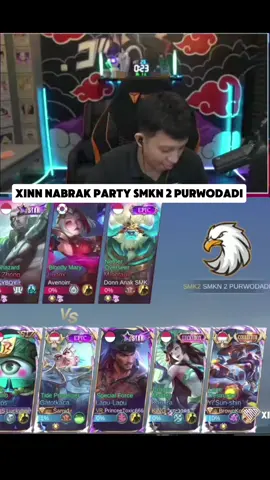 xinn vs anak smkn #rrqxin #MLBBXSpongeBob #MLBBFriendFest #MLBB 