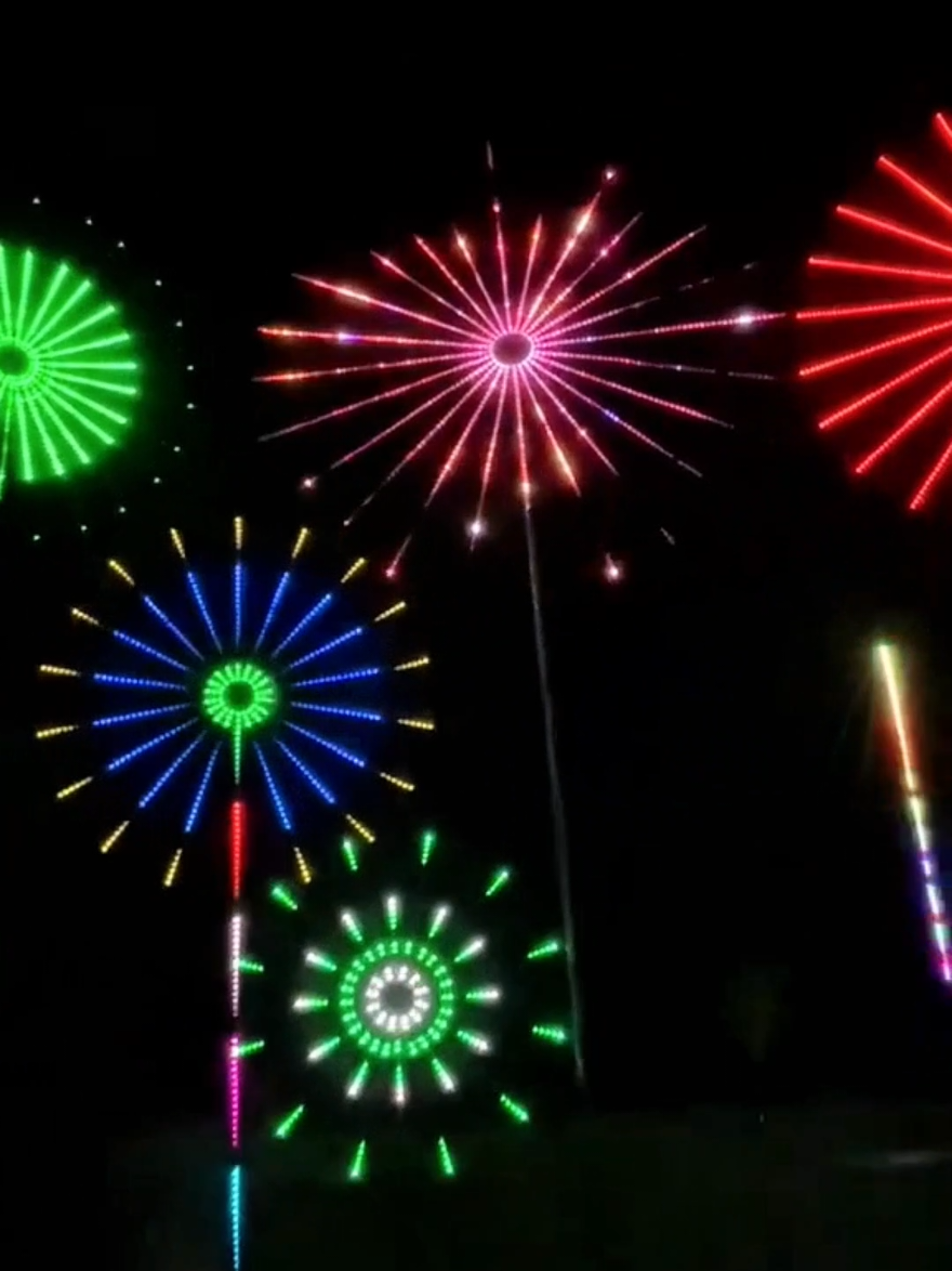 (Có Khung) LED pháo hoa cao 6 mét #denled #denphaohoa #denledphaohoangoaitroi #denledtrangtri #denledthongminh 