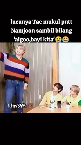 saat bareng #taehyung jiwa maknae #namjoon tersalurkan😂🤏