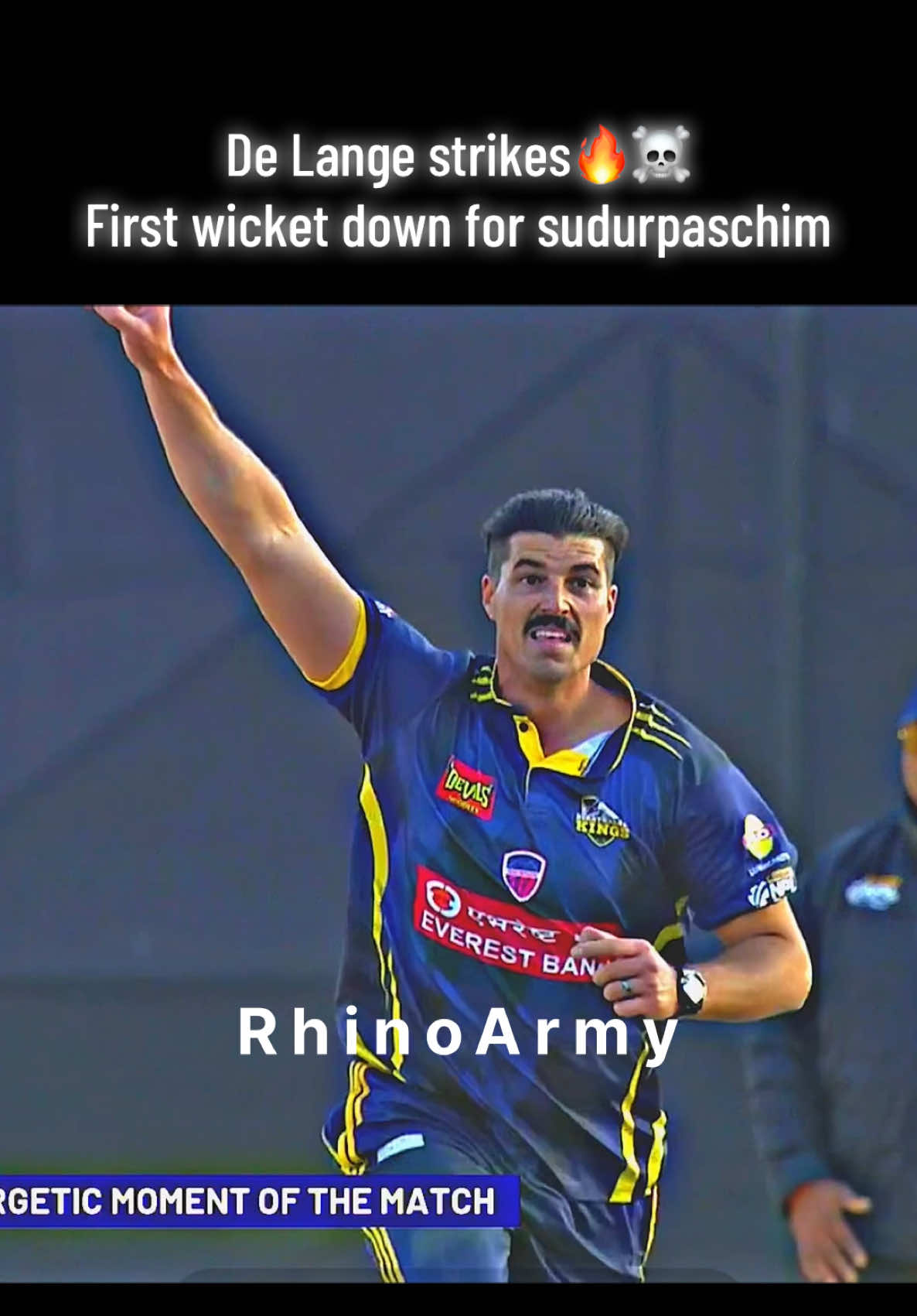 Merchant de Lange strikes🏏🔥☠️ | Biratnagar kings vs sudurpaschim royals live match today #sudurpaschimroyals #biratnagarkings #npl #nepalpremierleague #merchantdelange