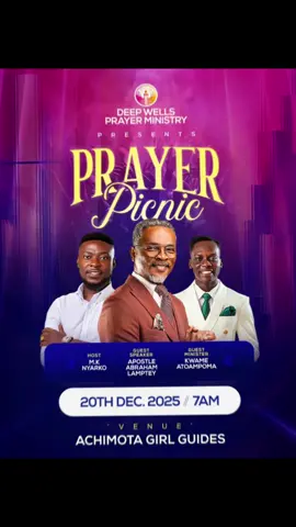 Now give me just one reason why you want to miss the 3rd Anniversary of Prayer Picnic,it’s going to be a day of……,just be there with friends and family to experience it. It’s going to be🔥🔥🔥🔥,See you there. #fyp #anexperience #prayerpicnic2025 