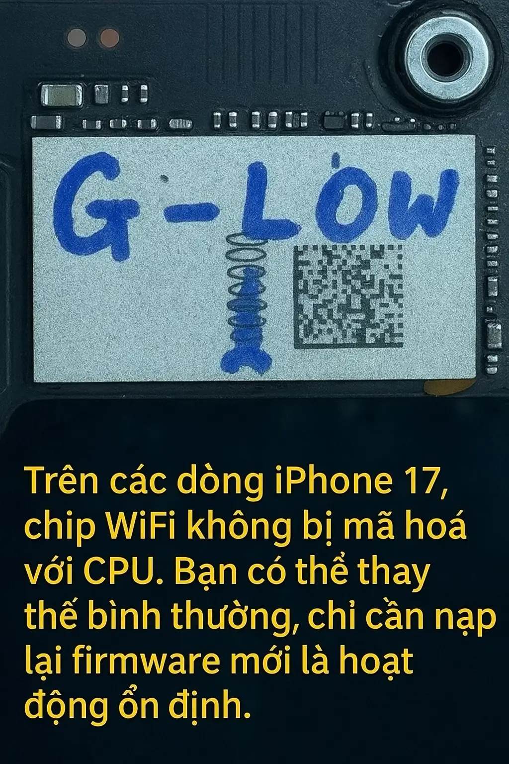 Iphone 17 series  wifi ko bị mã hoá, có thể thay thế dễ dàng. #iphonerepair #hphone500bachmaihn #hphone46kimnguu #iphone17promax 