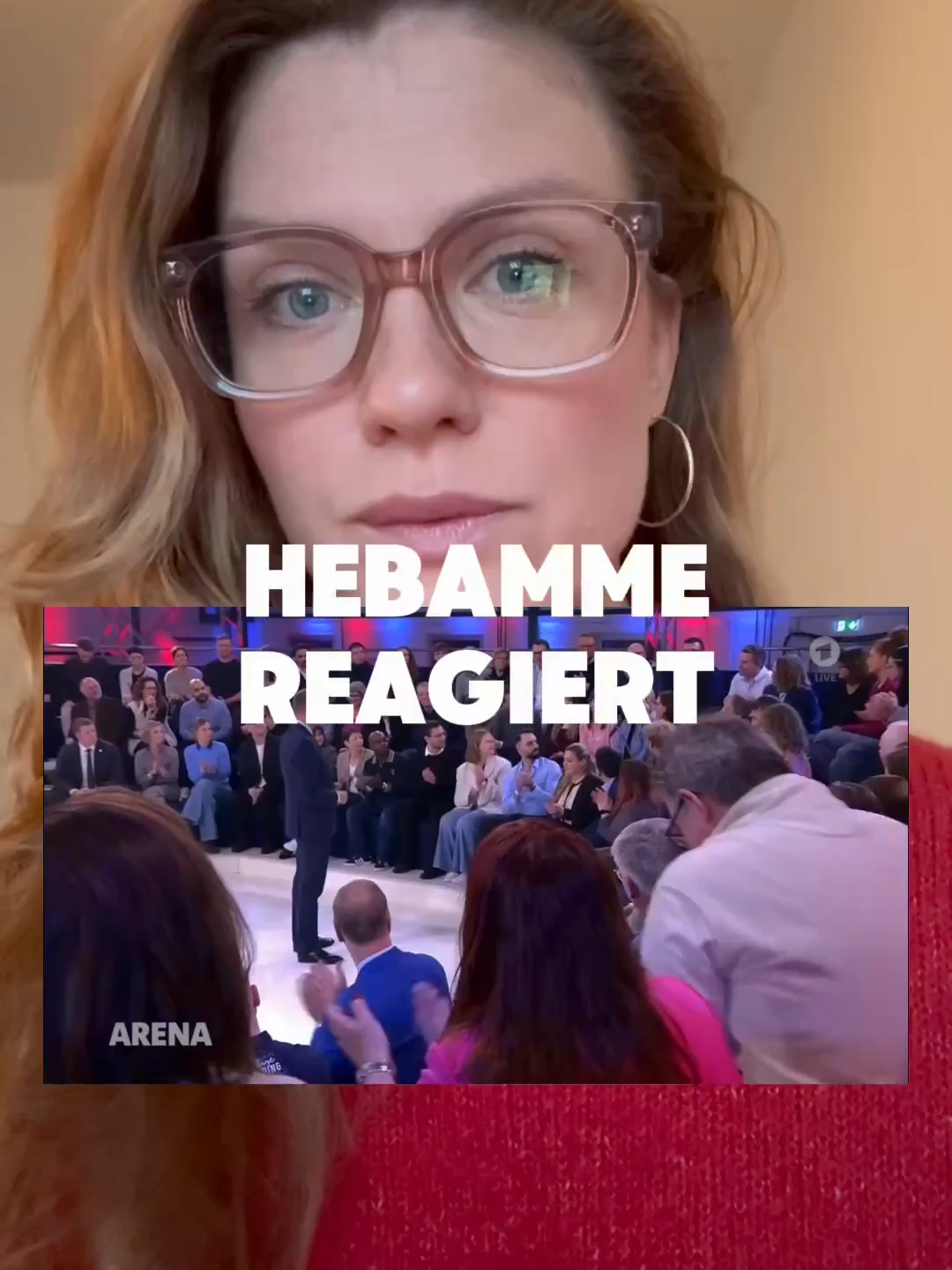 Bundeskanzler Merz stößt gestern Abend in der Arena in der ARD auf drei Hebammen – aber siehe da, er wusste nichts von dem Problem.