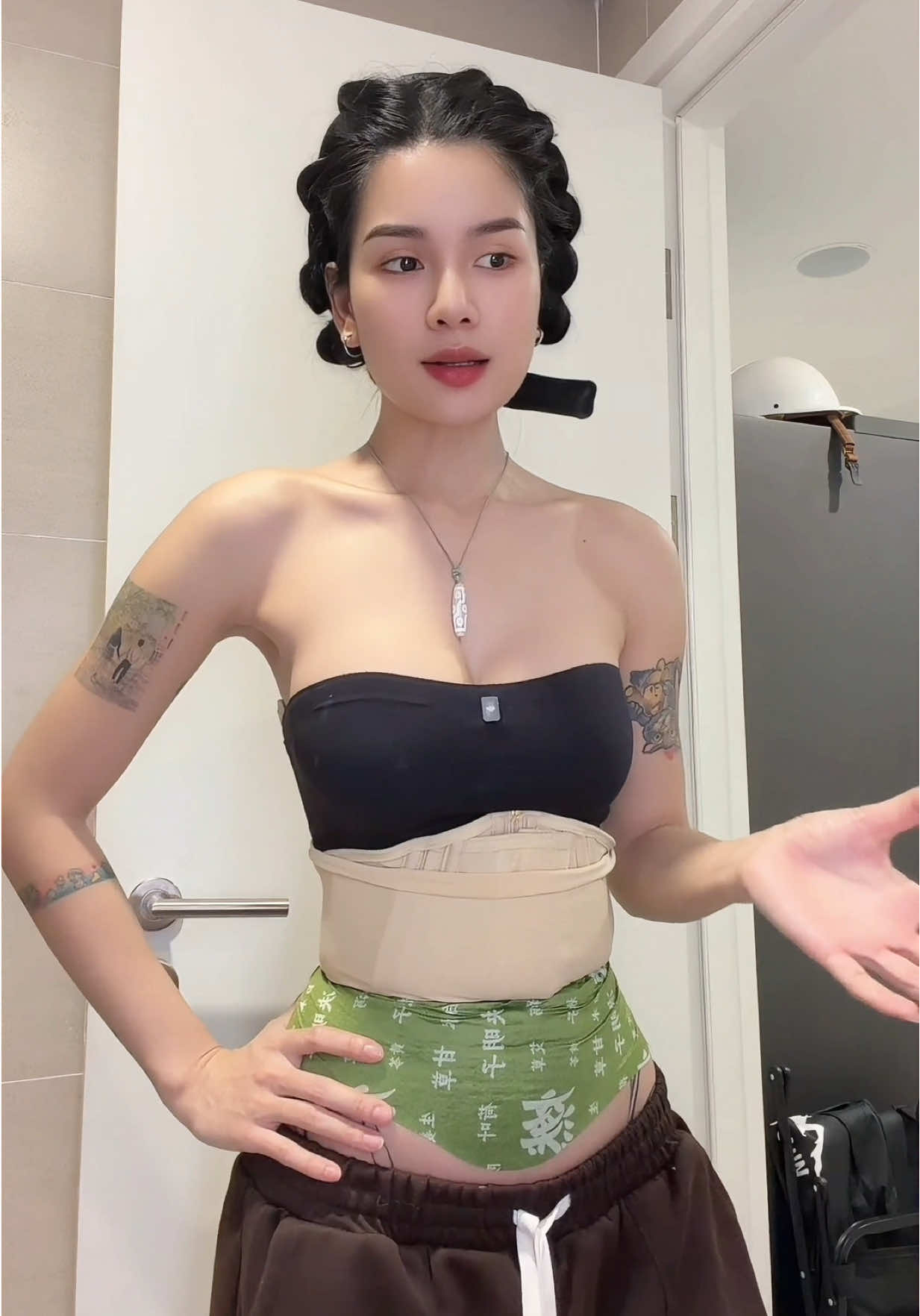 Chăm body ăn tết thôi chị elm #miengdanngaicuu #miengdanbung #cobabien 