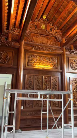 Ghép quả nhạc thấy tết gần quá vậy 😂. Gấp rút hoàn thiện các công trình cuối năm nào #nhagocotruyen #nhàthờ #nhago5gian #nhago3gian #nhà_đẹp 