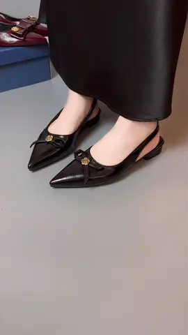 Giày bệt mũi nhọn phối nơ đi nhẹ êm chân ạ #trangdepxinh #giaydep #giaydepnu #giaybupbe #giayxinh #depnudep 