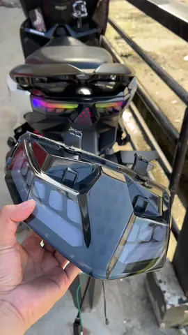 RGB Tail light for click v2 v3 and v4 #13modestaillight #rgbtaillightforhondaclick ##rgbtaillight #motorpartsandaccessories #fyp 