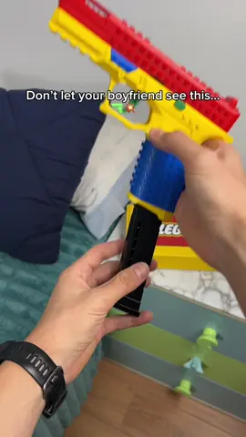 Do NOT let a LEGO fan see this 😳 #legogun #christmasgiftideas #toy #callofdutymobile #callofdutyblackops . . . This LEGO gun is the perfect Christmas gift for your boyfriend — it ejects shells, feels super realistic, and looks insane in any gaming setup. Perfect for guys who love COD vibes, collectors, building toys, or anything tactical-themed. If your man loves unique gadgets, desk accessories, or fun stress-relief toys, he’s gonna freak out when he sees this. This is one of those gifts he won’t stop playing with