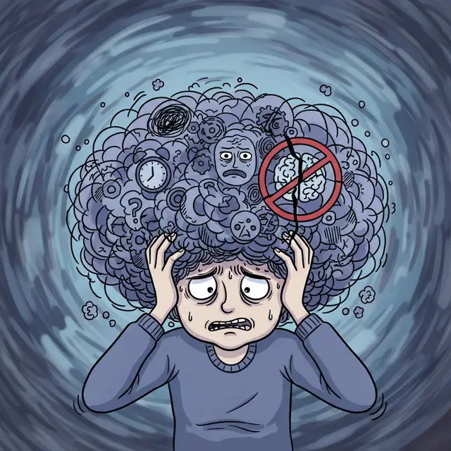 แต่ถ้าเราหยุดคิดชั่วคราวได้สมองก็จะได้พักเป็นความรู้สึกที่จริงมาก ๆ เลยนะ และเป็นประสบการณ์ที่หลายคนต้องเผชิญเมื่อรู้สึกว่าสมองล้าหรือมีภาวะอ่อนเพลียทางจิตใจ (Mental Fatigue) . 🧠 สาเหตุที่หยุดคิดวิตกกังวลไม่ได้ เมื่อสมองล้า มักจะหมายความว่าระบบที่ใช้ในการควบคุมความคิด การตัดสินใจ และการจัดการอารมณ์ (โดยเฉพาะส่วนที่เรียกว่า Prefrontal Cortex) เริ่มทำงานได้ไม่เต็มที่ -  วงจรความคิดที่ไม่หยุดนิ่ง (Rumination): ความวิตกกังวลมักจะมาในรูปแบบของความคิดที่วนซ้ำไปมา (Overthinking) ซึ่งยิ่งพยายามจะหยุดคิดมากเท่าไหร่ สมองกลับยิ่งจดจ่ออยู่กับมันมากขึ้นเท่านั้น คล้ายกับการพยายาม 