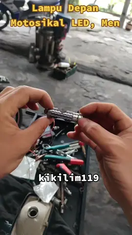 Lampu Depan Motosikal LED, Men #DIY  #ex5malaysia #EX5 #moto #motos#motor #fyp #tools #LED 